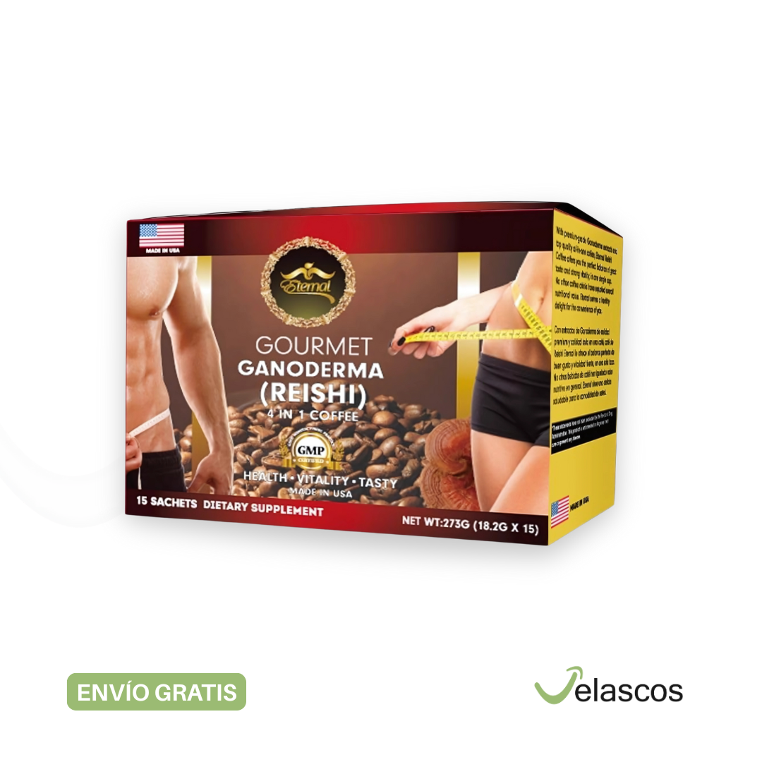 Gourmet Ganoderma (REISHI) 4 in 1 Coffee – 15 sobres