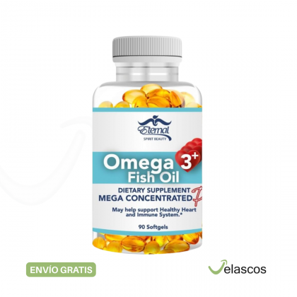 Omega Plus +3 con Aceite de Pescado - 90 Cápsulas