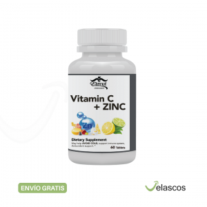 Vitamina C + Zinc - 60 Cápsulas